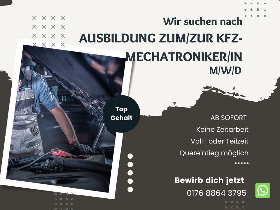 Ausbildung zum/zur KFZ-Mechatroniker/in (m/w/d) in Berlin