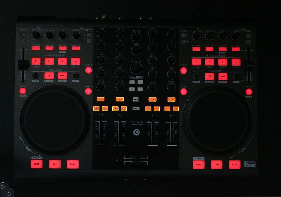 DAP CORE Kontrol D4i DJ-Controller in Much