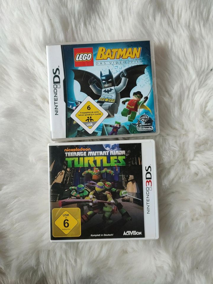 DS 3DS Spiel Ninja Turtles Batman lego Videospiel von Nintendo in Höchberg