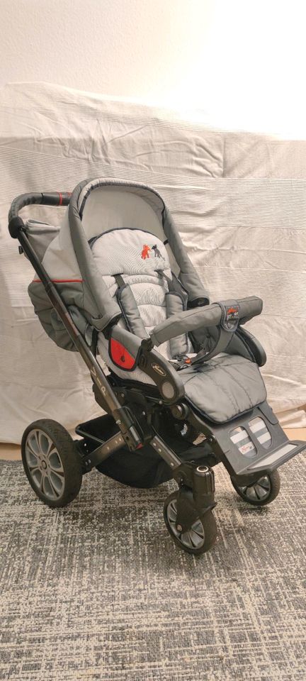 Hartan VIP XL ElefantenSilberDesign Kinderwagen+Babyschale+Zubehö in Erkrath