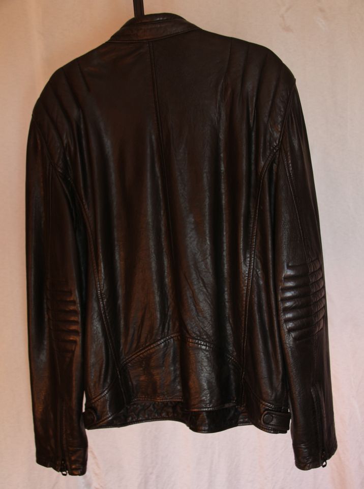 Gibsy Lederjacke Herren, Schwarz, Gr. L oder 50 in Stetten