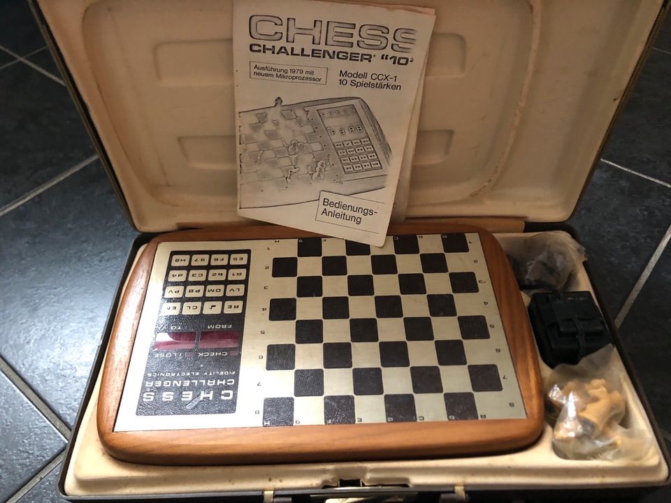 Chess Challenger Schachcomputer inkl Koffer. in Prümzurlay