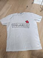 Dsquared2 T- Shirt Weiß Größe M Logo Supercrew Niedersachsen - Langenhagen Vorschau