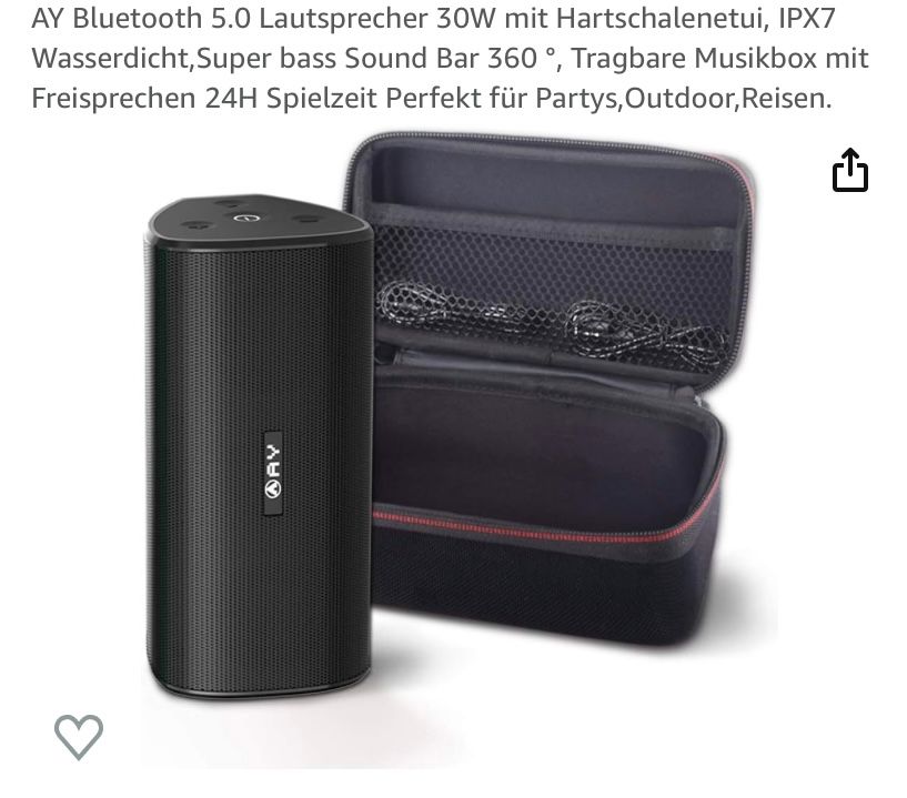 Bluetooth Lautsprecher AY in Calberlah