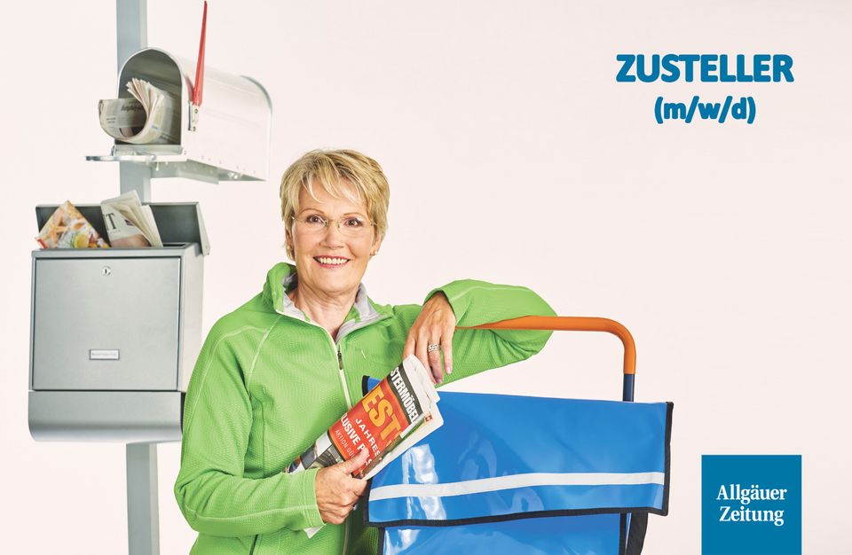 Zeitungszusteller (m/w/d) in Obergünzburg, Minijob/TZ in Obergünzburg