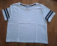 Damen T-Shirt, Größe S, weiß - Ärmel schwarze Streifen, FBsister Essen - Essen-Stadtmitte Vorschau