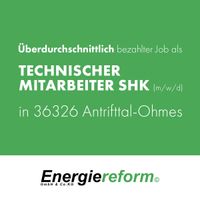 Technischer Mitarbeiter im SHK Bereich (m/w/d) gesucht Hessen - Antrifttal Vorschau