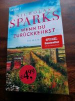 Nicholas Sparks "Wenn du zurückkehrst" Niedersachsen - Geeste Vorschau