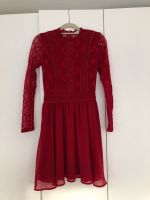 Na-kd Lace Anglaise LS Mini Dress Kleid Spitze Rot festlich Kr. München - Gräfelfing Vorschau