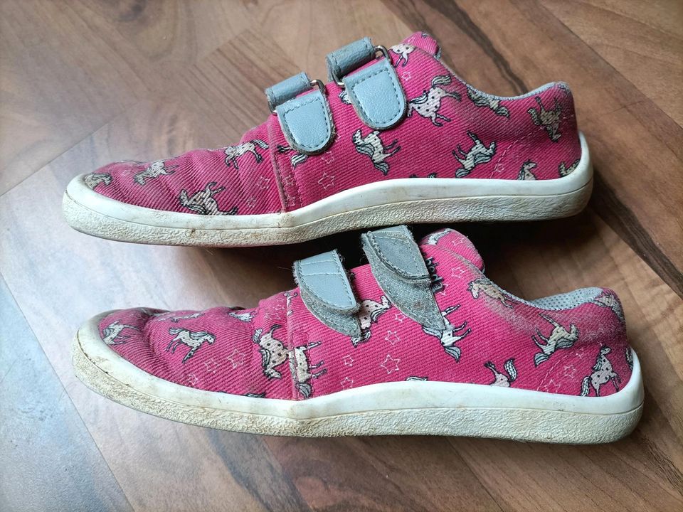 beda Low cut Textil Unicorn Einhorn Barfußschuh in Pegnitz