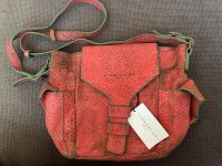 Liebeskind Berlin Handtasche rot mit grünen Nähten Schlangenoptik Hessen - Wiesbaden Vorschau