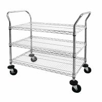 Vogue Chrome Servierwagen drei Etagen 96 x 45,7 x 91 cm Nordrhein-Westfalen - Nettetal Vorschau