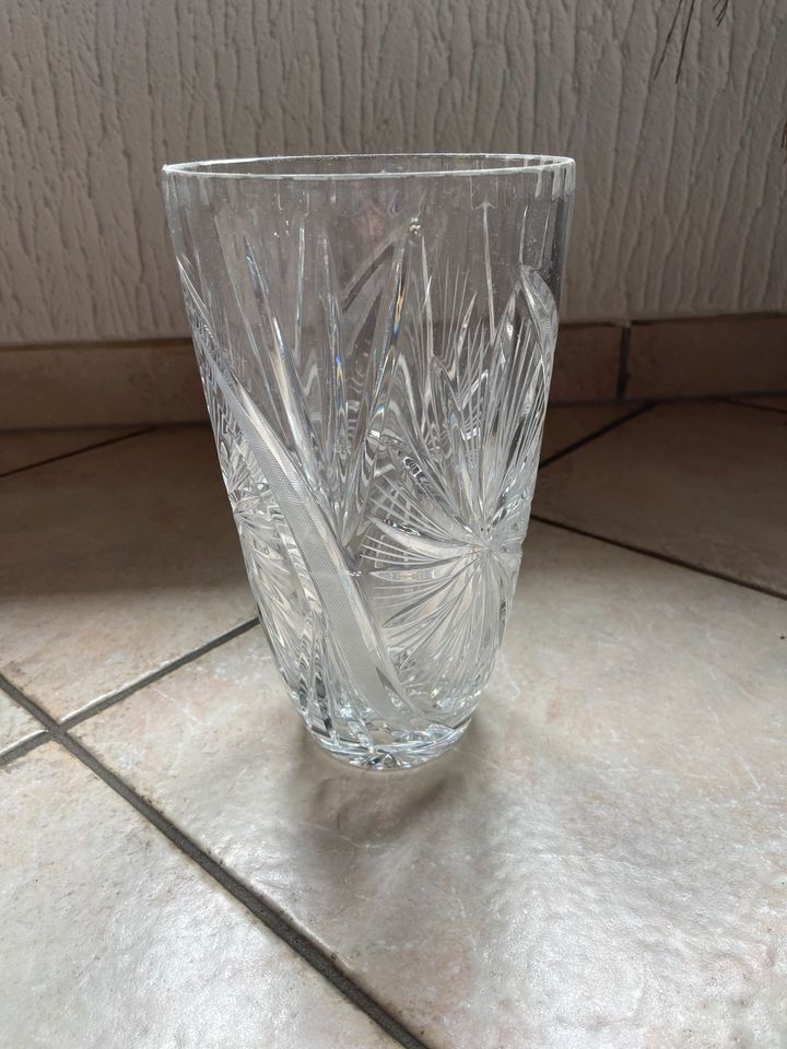 Vase aus Kristall in Lebach