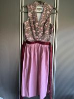 Berwin & Wolff Dirndl midi hellbraun mit rosa Rosen, Gr. 34 Bayern - Fürstenfeldbruck Vorschau