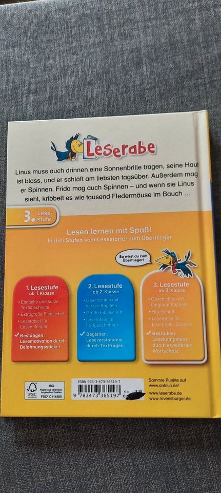 Ravensburger Leserabe 3 Buch Verliebt um Mitternacht in Münchweiler an der Rodalb