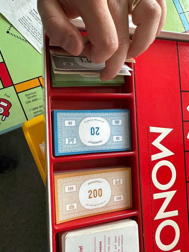 Monopoly mit Deutsche Mark (DM) in Weinstadt
