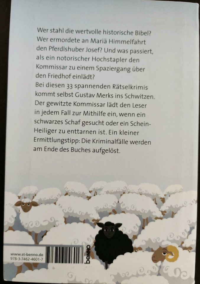 Rätsel-Krimis "Schein-Heilige & schwarze Schafe" Stefan Mohr, neu in Bamberg