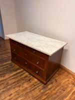 Kommode antik Marmor Vollholz vintage Sideboard Schubladen Berlin - Pankow Vorschau