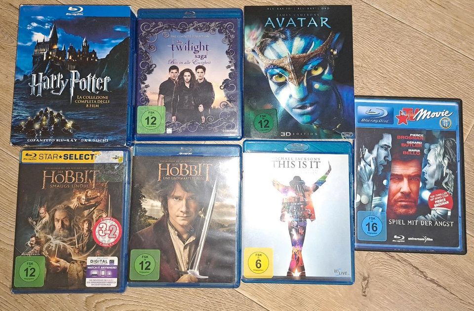 Blue-ray Box / Avatar / Harry Potter / Twilight Saga / this is it in Regen