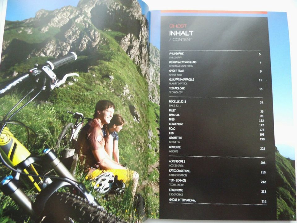 Ghost, Katalog, Broschüre, Prospekt, 2011, MTB, Race, Fahrräder in Rheda-Wiedenbrück