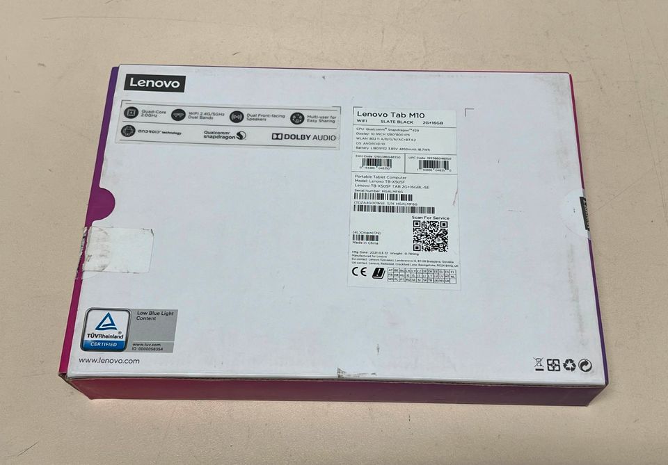 Lenovo tab M10 HD WIFI Slate Black 2G+16GB 5 Stück Displayschaden in Wiehl