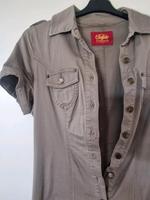 BUFFALO Kleid Blusenkleid Gr. S taupe beige TOP Nordrhein-Westfalen - Waldbröl Vorschau