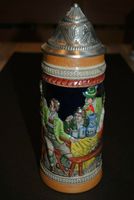 Bierkrug mit Zinndeckel "Feiern" das lieben wir... froh beim Bier Bayern - Leinburg Vorschau
