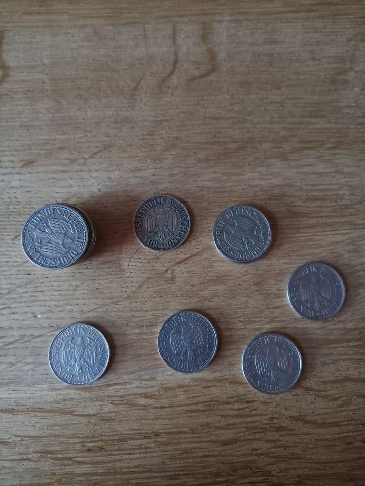 1 D Mark Konvolut/18 Münzen von 1950 -.1992 in Limbach (bei Reichenbach)