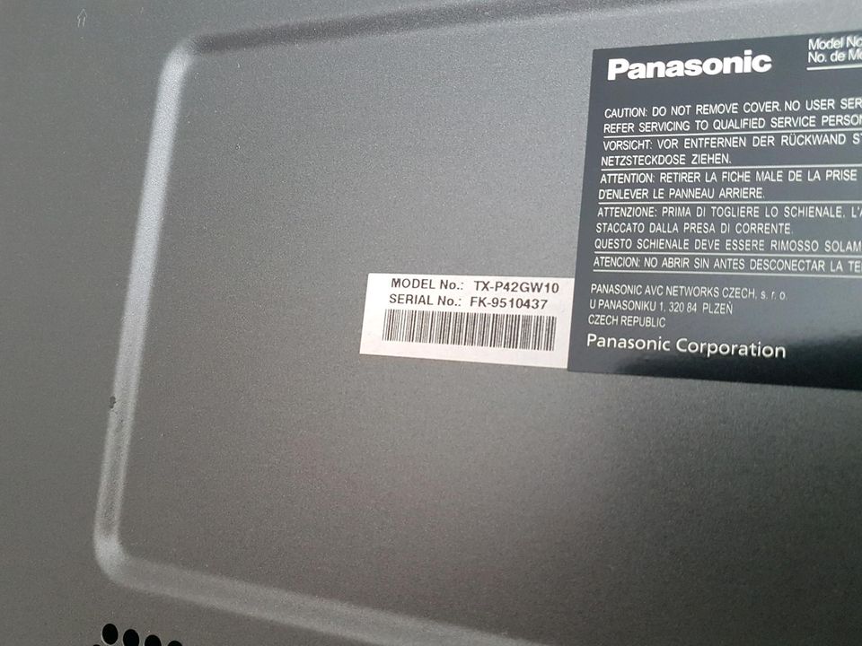 Panasonic Plasma Fernseher in Sierksdorf