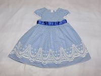 Kleid Sommerkleid blau weiß gestreift Stickerei Gr. 74 Topomini T Nordrhein-Westfalen - Haan Vorschau