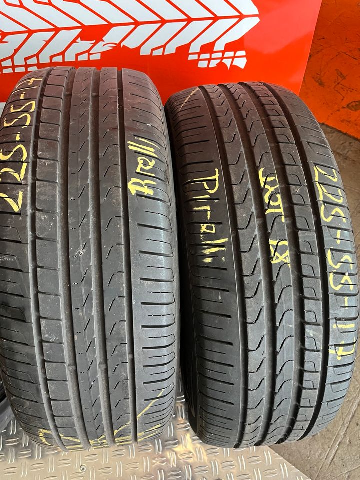 Neuwertige Gebrauchtreifen 225 55 r17 Pirelli Sommerreifen in Schwieberdingen