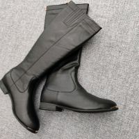 Leder Stiefel, schwarz mit Reißverschluss, gr. 42 Niedersachsen - Buchholz in der Nordheide Vorschau