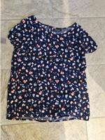 Bluse kurzarm Family (Gina) Gr. 34/36 dunkelblau geblümt Niedersachsen - Sibbesse  Vorschau