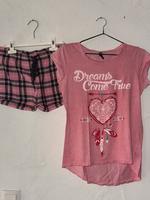 Blind Date Schlafanzug Pyjama Set rosa pink Herz, Größe S Bayern - Röthlein Vorschau