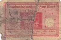 Darlehnskassenschein 2 Mark März 1920 #19 Hessen - Taunusstein Vorschau