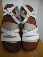 Ganter Gr. 40,5 Damen Sandalen Gr. 7 weiß, schmal, wenig getragen Bayern - Ellingen Vorschau