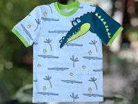 Kinder Shirt T-Shirt Krokodil Kurzarm Niedersachsen - Bad Essen Vorschau