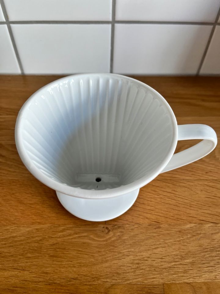 Porzellan Kaffee Filter 1x4 Kaffeeefilter Permanent ähnlich v60 in Düsseldorf