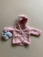 Baby Plüschjacke 56 + Schuhe 15/16 Brandenburg - Eberswalde Vorschau