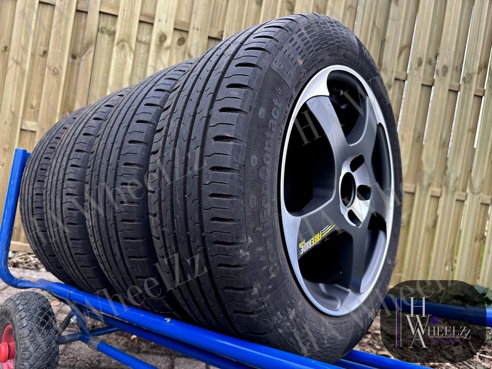 DOTZ Alufelgen poliert 15 Zoll Sommerräder 5x100➡️ 195/55 R15 CONTINENTAL Sommerreifen Sommer Reifen Felgen➡️ VW POLO 6R 9N FOX AUDI A1 SEAT IBIZA 6J 6L TOLEDO NH SKODA FABIA 5J ROOMSTER PRAKTIK RAPID in Bünde