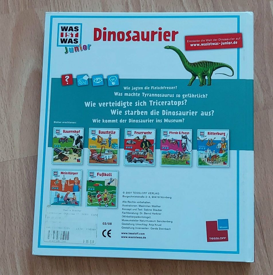 Was ist was junior, Band 03: Dinosaurier von Stauber, Sa... Buch in Berlin