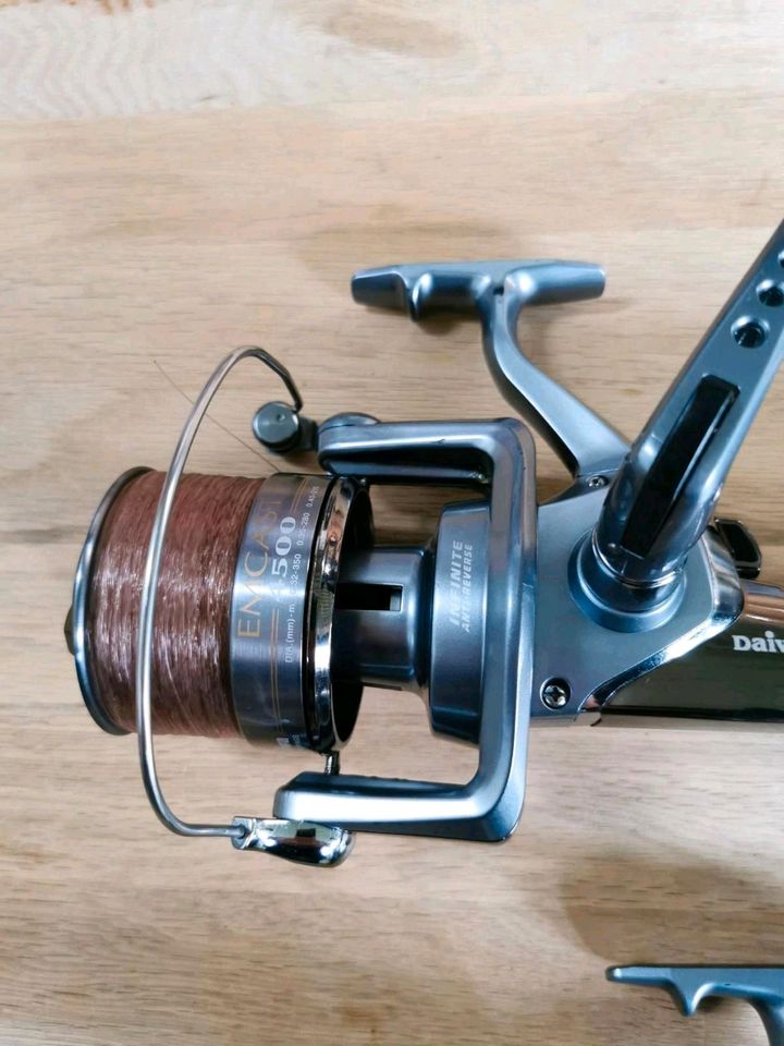 Daiwa Emcast 4500 Big Pit Rollen Karpfenrollen Großfisch Wels TOP in Bad Bentheim