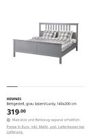 Ikea Hemnes Bett 140 x 200 m Grau Baden-Württemberg - Göppingen Vorschau