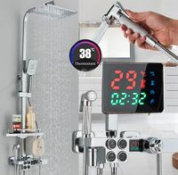 Duschsystem Regendusche Duschpaneel Thermostat Hessen - Bebra Vorschau