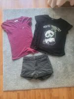 2 T- Shirts und eine Shorts set. Gr. S Wandsbek - Hamburg Farmsen-Berne Vorschau