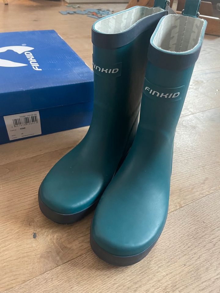 Finkid Kumi Gummistiefel Gr 34 Neu seaport Türkis in Kinderhaus