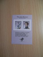 Briefmarkenblock Theodor Körner von 1991 ungestempelt Hessen - Angelburg Vorschau