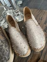 Espandrille Sandale Pailetten 41 neu beige ( w Zara Kors cain ) Baden-Württemberg - Oftersheim Vorschau