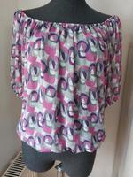 Pimkie transparentes Oberteil Bluse Rosa/Lila Gr. 38 Sachsen - Werdau Vorschau