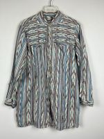 Vintage Crazy Pattern Baumwollhemd - Retro Shirt - 90s - Gr. M-L Niedersachsen - Neuenhaus Vorschau